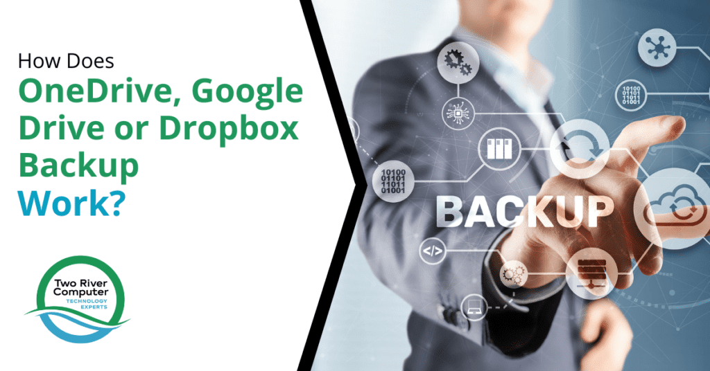 How Does OneDrive, Google Drive or Dropbox Backup Work